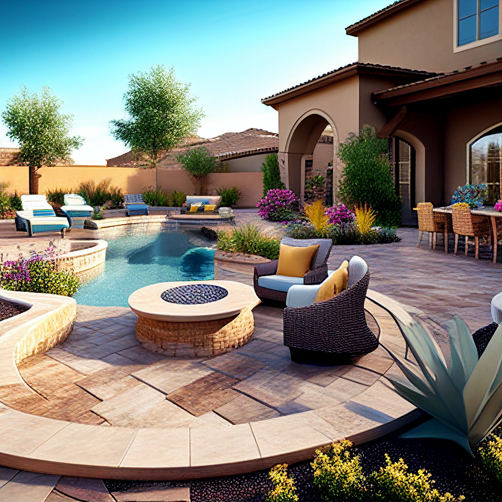 Pisces interlock and landscaping